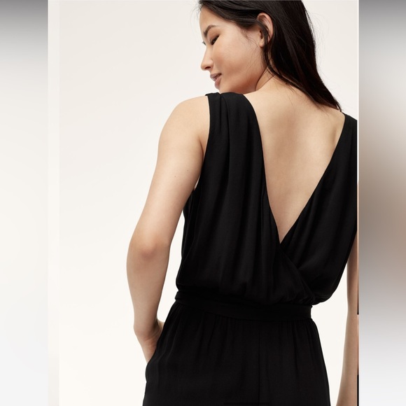 Aritzia Babaton Maximillian Jumpsuit Black XS - Picture 3 of 9